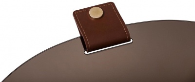 Зеркало Tonin Casa Belty 7540A - cognac leather , bronzed 208987