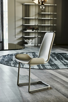 Кресло Cattelan italia Flamingo Cantilever 540217090M02 - micro nubuck SHADOW 517825