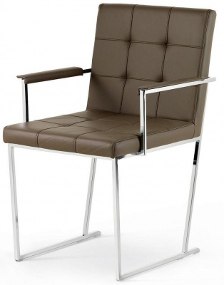 Обеденный стул Cattelan italia Kate 540309260026 - ecopelle FANGO 147201