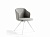 Стул F3208-GRIS /4057 черные ножки 851257