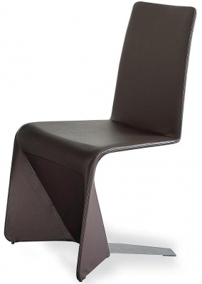 Обеденный стул Cattelan italia Patricia 540 274 070 007 - ecopelle MARRONE 879783