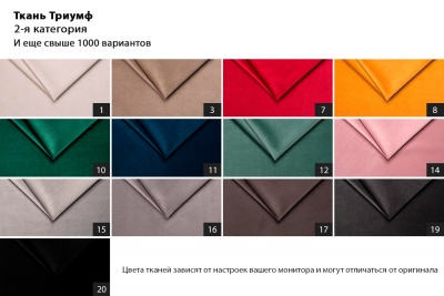 Кровать Siena велюровая серая 735631