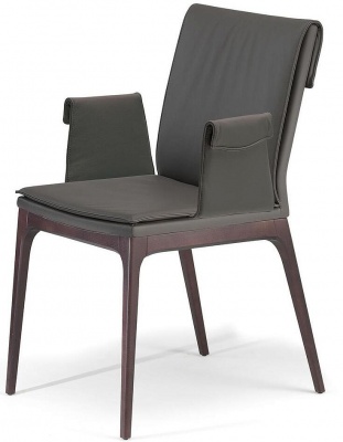 Обеденный стул Cattelan italia Sofia 540260390026 - ecopelle FANGO 446322
