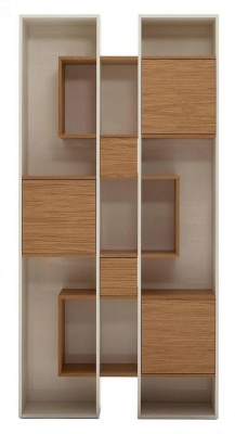Стеллаж Tonin Casa 7243 - matt white , canaletto 558781