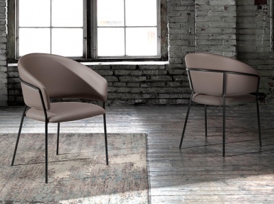 Стул F3236 /4088 из искусственной кожи цвет Aqua C18 186068