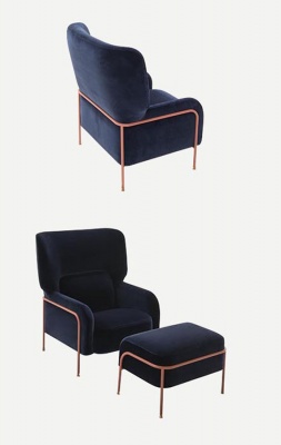 Кресло Pianca Platea D9PL090 - fabric and non - removable 404689