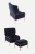 Кресло Pianca Platea D9PL090 - fabric and non - removable 404689
