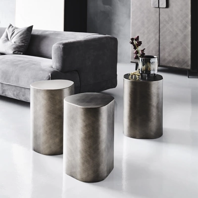 Журнальный столик Cattelan italia Pancho 2 - brushed bronze 551325
