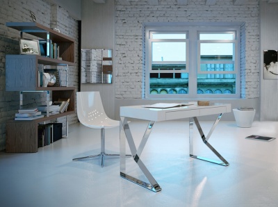 Стол Confort LE351-BLANCO /3014 белый 523265