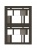 Стеллаж Cattelan italia Latitude + Zavorra Optional 100 - bronze GFM18 230612