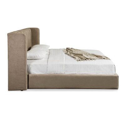 Кровать с решеткой Renata, отделка ткань Suede TL 005 кат 1 762047