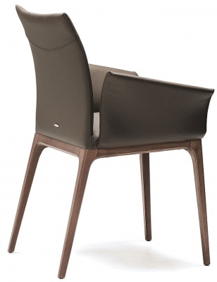 Обеденный стул Cattelan italia Arcadia 540 265 280 003 - ecopelle PANNA 198643