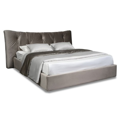 Кровать с решеткой Dominga, отделка ткань кат. 2 Velour 220-42 760856