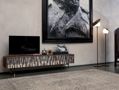 Комод Tonin Casa 8627 - canaletto walnut , carbon 621464