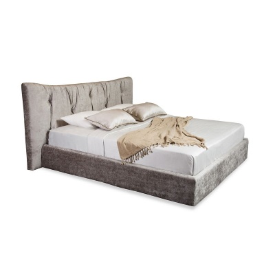 Кровать с решеткой Dominga, отделка ткань Velour VS 2 кат 2 304407