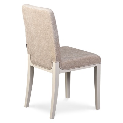 Стул Salerno, отделка ткань Chenille AB02, матовый бежевый лак 942053