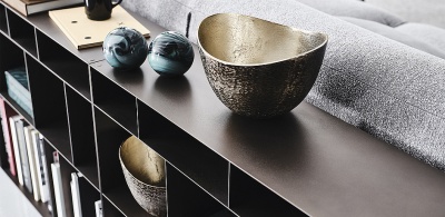 Стеллаж Cattelan italia Latitude + Zavorra Optional 70*2 - bronze GFM18 741220