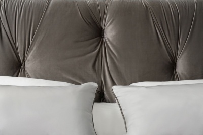 Кровать с решеткой Dominga, отделка ткань кат. 2 Velour 220-42 760856
