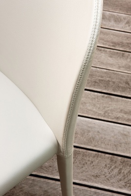 Обеденный стул Cattelan italia Daisy 540 287 080 001 - ecopelle BIANCO 275687