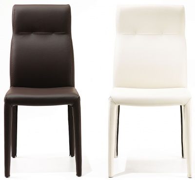 Обеденный стул Cattelan italia Agatha Flex 540 278 080 001 - ecopelle BIANCO 353902