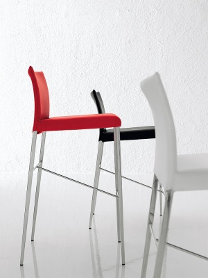 Обеденный стул Cattelan italia Anna Stool 540408080024 - ecopelle NERO 669849
