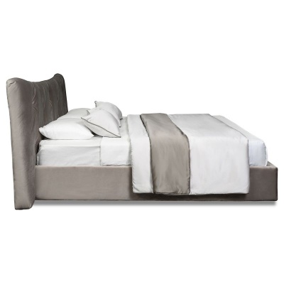 Кровать с решеткой Dominga, отделка ткань кат. 2 Velour 220-42 760856