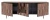 Комод Tonin Casa 8624 - canaletto walnut , carbon 452503 Комод Tonin Casa 8624 - canaletto walnut , carbon 452503