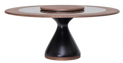 Обеденный стол Tonin Casa 8095FS_ceramic - matt dark brown base 568420