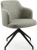 Обеденный стул Porada Abby con braccioli girevole 150150 - black matt / bouclage 882807