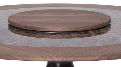 Обеденный стол Tonin Casa 8095FS_ceramic - matt dark brown base 568420