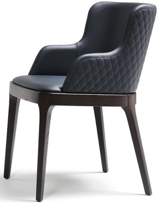 Обеденный стул Cattelan italia Magda Couture 540228160024 - ecopelle NERO 866601