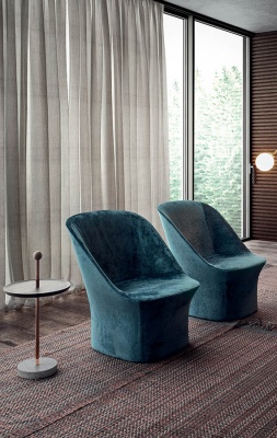 Кресло Pianca Esse Lounge 01189 - fabric , Ткань 280062