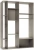 Стеллаж Cattelan italia Latitude 640120080000 - GFM11 goffrato titanio 299953