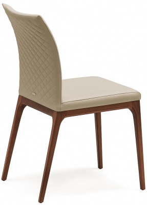Обеденный стул Cattelan italia Arcadia Couture 540244060001 - ecopelle BIANCO 575527
