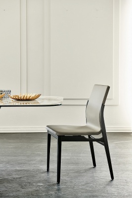 Обеденный стул Cattelan italia Ginevra 540 219 090 003 - ecopelle PANNA 751204