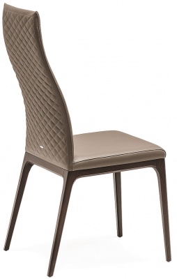 Обеденный стул Cattelan italia Arcadia Couture 540244170003 - ecopelle PANNA 190711