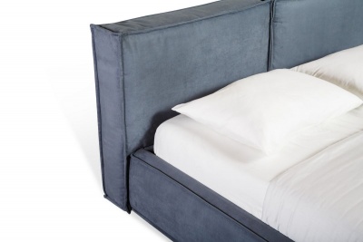Кровать с решеткой Alita, отделка ткань Suede TL 517 кат 1 282056