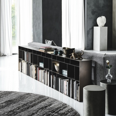 Стеллаж Cattelan italia Latitude + Zavorra Optional 70*2 - bronze GFM18 741220