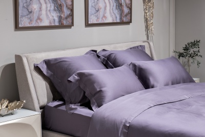 Простыня "Сопрано" 270х280см сиреневая 420757