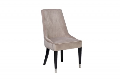 Стул Elegante велюровый жемчужно-серый 514684