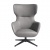 Поворотное офисное кресло 5101/A227 из экокожи со стальными ножками 527590