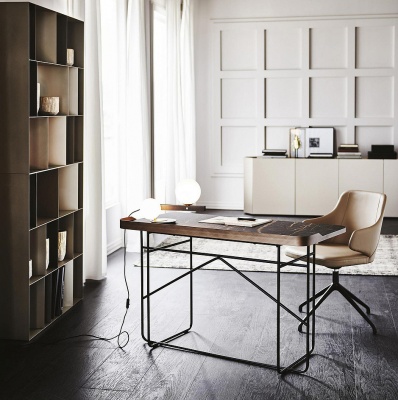 Письменный стол Cattelan italia - база - black steel 407268