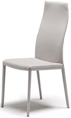 Обеденный стул Cattelan italia Norma 540 240 090 001 - ecopelle BIANCO 596428