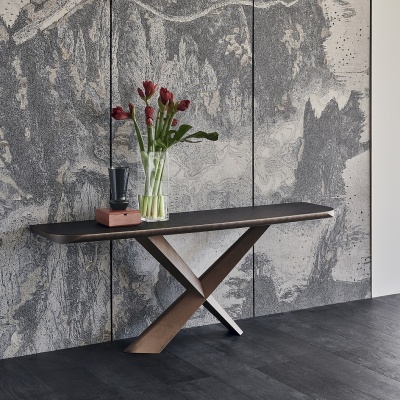 Консоль Cattelan italia Terminal 580130080013 - Brushed Bronze / burned 647106
