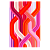 Carpet Wave Red Rectangular 758581