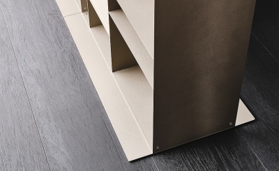 Стеллаж Cattelan italia Latitude + Optional ballast 70 640120080000 + 666412000010 - GFM11 goffrato titanio 789058