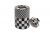 Ваза с крышкой "Chess" черно-белая 26см 154738