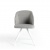Стул F3208-GRIS-PATBLAN /4056 белые ножки 945903 Стул F3208-GRIS-PATBLAN /4056 белые ножки 945903