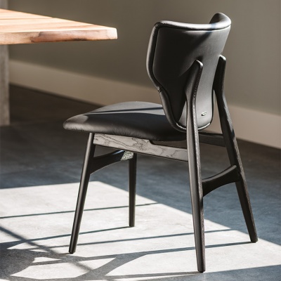 Обеденный стул Cattelan italia Dumbo 540242090037 - FR73 Ash lacquer black 790470