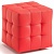 Пуф Cattelan italia Bob 600178080013 - ecopelle ROSSO CORSA 340920
